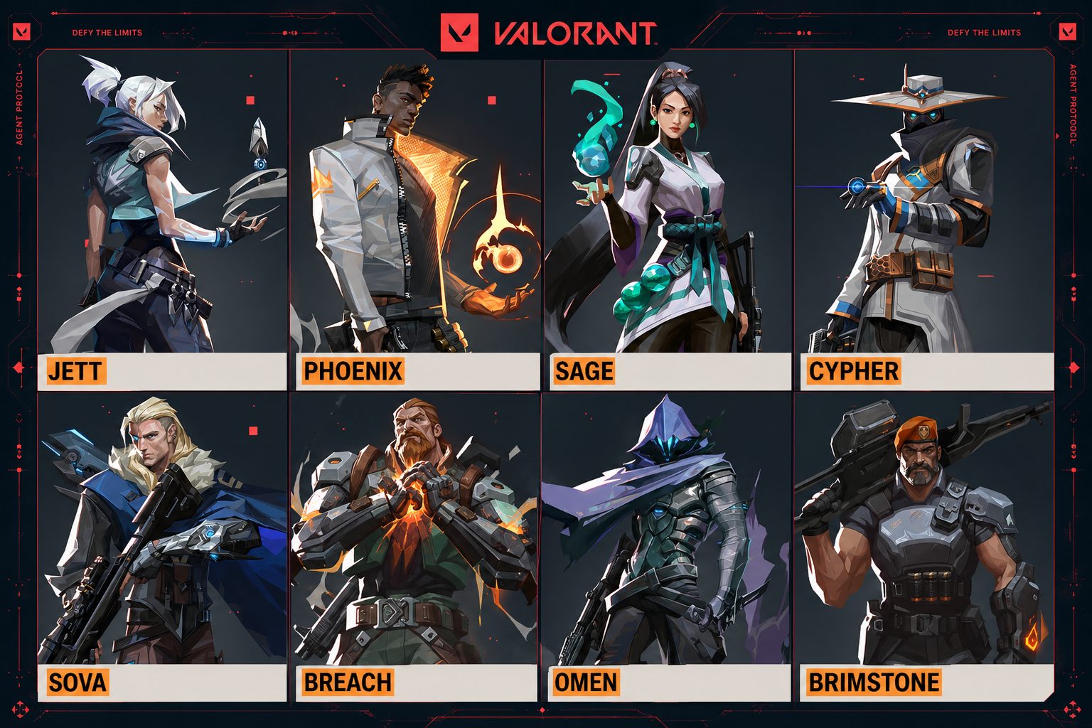 Агенты в Valorant