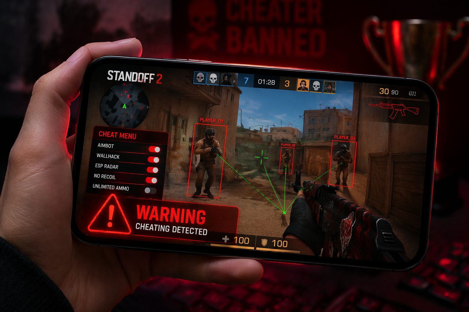 Читерство в Standoff 2