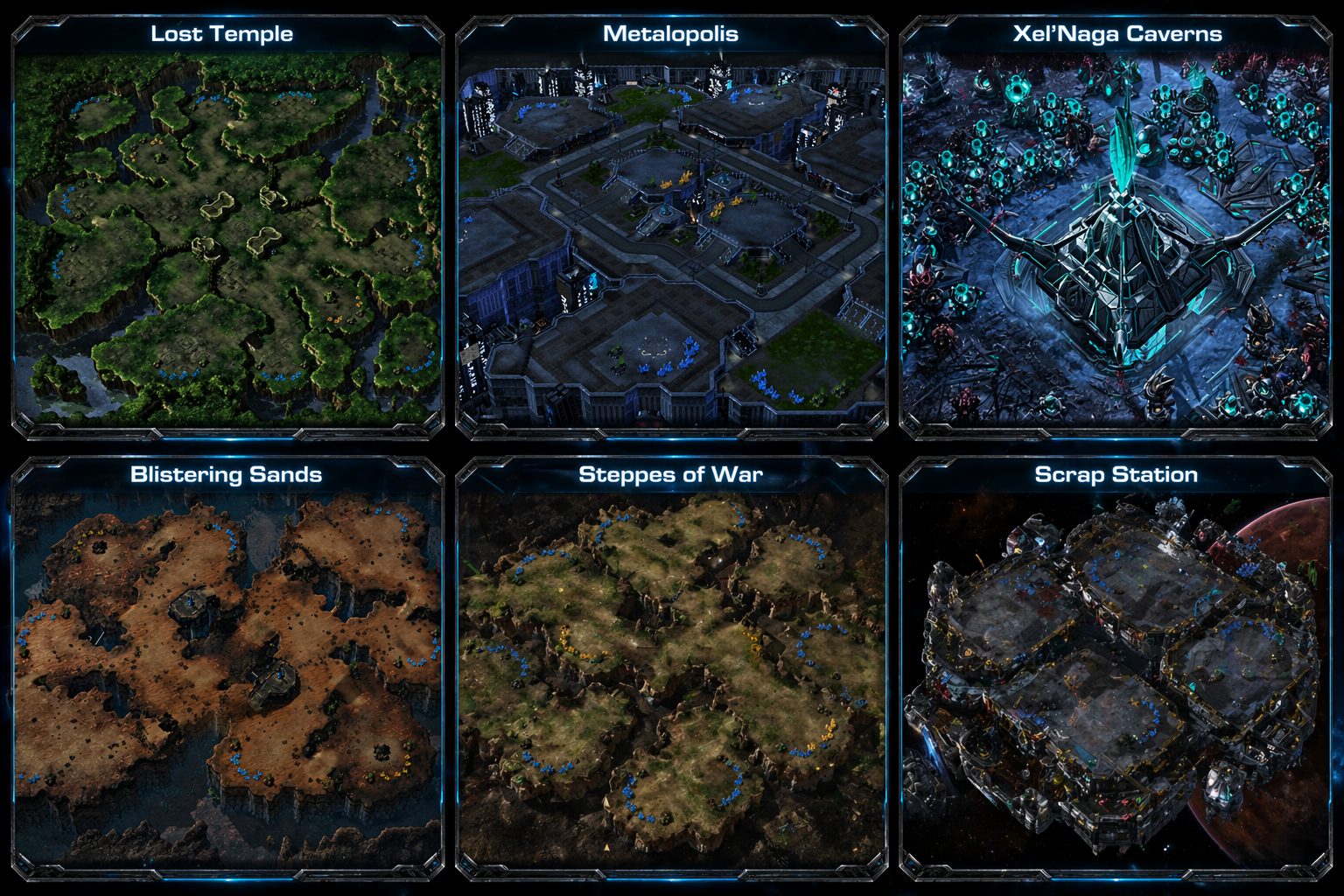 Карты в StarCraft 2