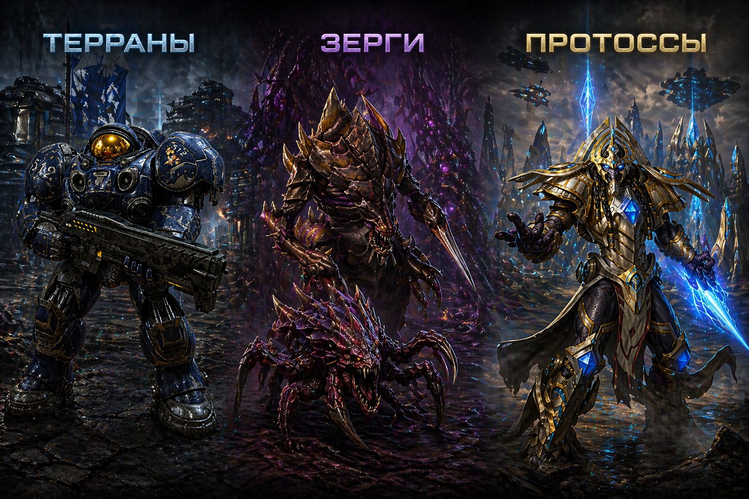 Расы в StarCraft 2