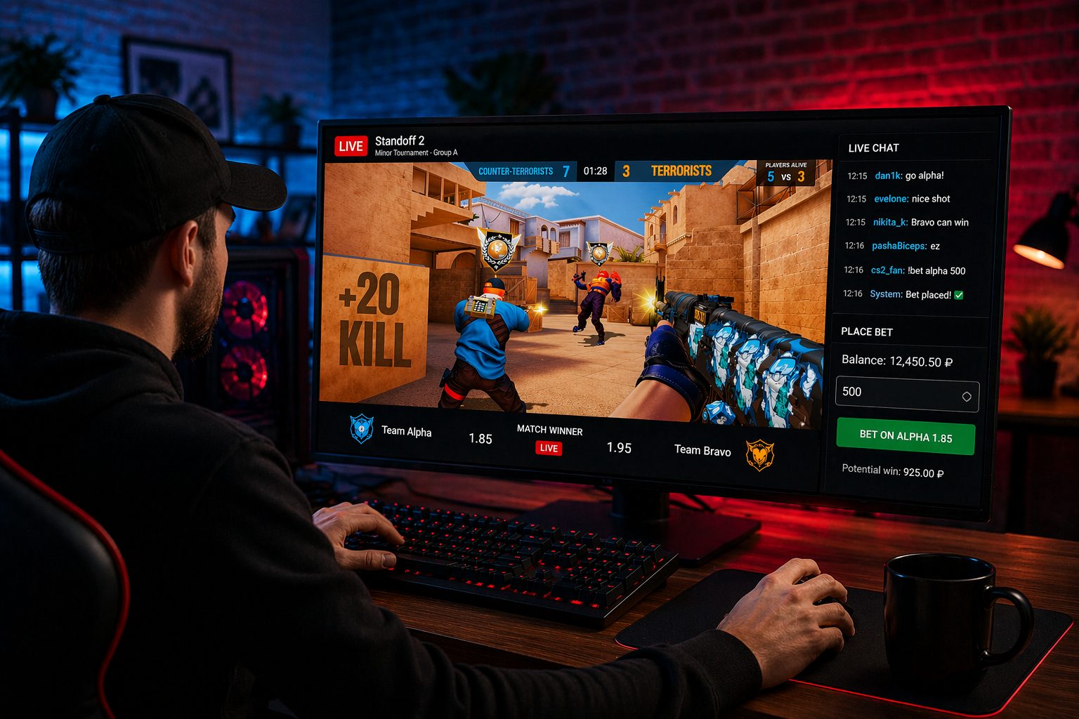 Ставки на Standoff 2 в live